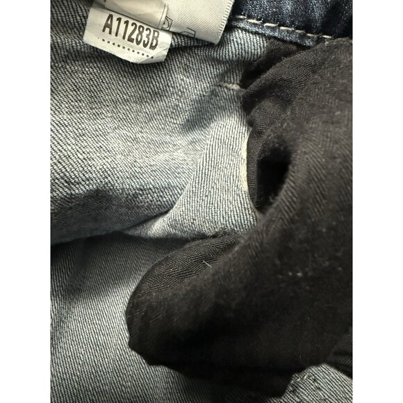 MISS ME Jeans Sunny Boot 28x33 Cow Print Distressed Denim Med Wash Flare Y2K - Picture 9 of 16